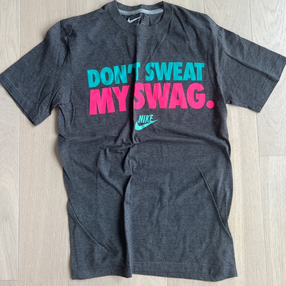 Nike Don’t Sweat My Swag T-Shirt - Picture 1 of 3